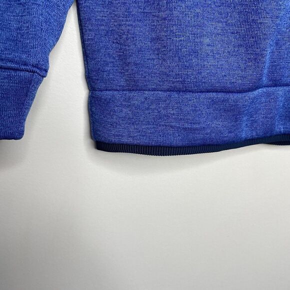 UNDER ARMOUR Golf Sweatshirt Mens Medium Blue Storm 1/4-Zip Loose Pullover - Picture 6 of 12